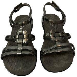 Clark’s Privo Zyon Comfort Sandals, Women’s 7.5, Metallic Bronze